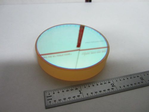 OPTICAL DICHROIC MIRROR FILTER [speck on coating] LASER OPTICS BIN#R3-19