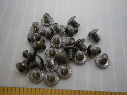 6-32 3/16&#034; l button butt soc cap stainless steel machine screw lot of 110 #1494 for sale