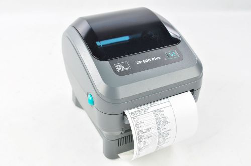 Zebra ZP500-0103-0017 ZP 500 Plus Thermal Label Barcode Printer USB/Serial