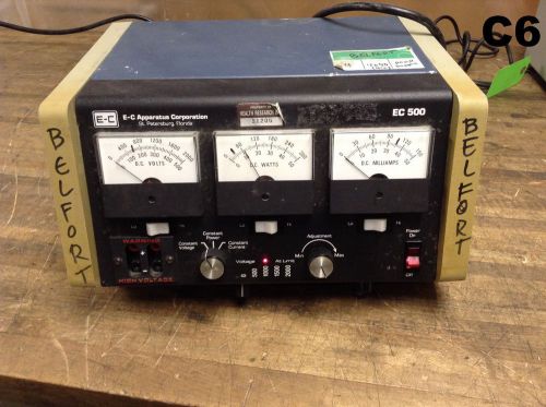 E-C Apparatus Electrophoresis Power Supply Model EC500