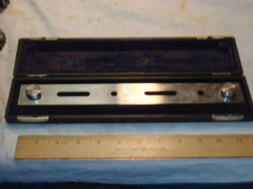 Taft Pierce 10&#034; SINE BAR No. 9116 Machinist Tool Maker Grinding (10.000) W/ BOX