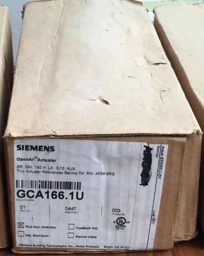 SIEMENS OPENAIR ACTUATOR GCA166.1U 