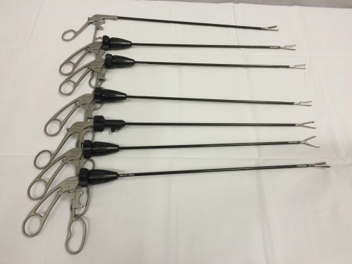 7 SMITH NEPHEW INTERCEPTRE AESCULAP  Grasping Forcep Laparoscopy Instrument -SEE