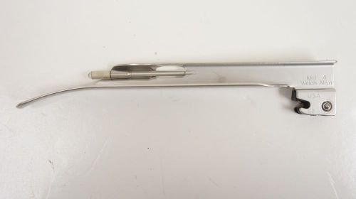 Welch allyn miller 4 laryngoscope blade 8-1/4in for sale