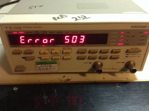 Yokogawa Tc110 Frequency Counter