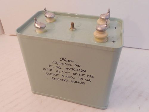 Plastic Capacitors High Voltage Power Supply 5KVDC Output HV50-152M