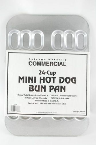 Commercial 24-cup mini hot dog bun pan for sale