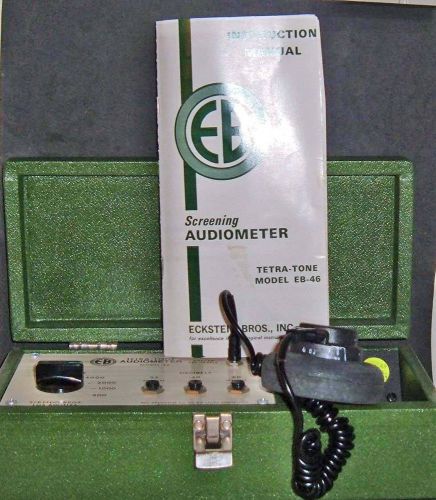 1975 EB ECKSTEIN BROS. SCREENING AUDIOMETER EB-46