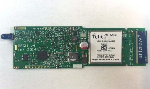 New badger meter inc pcb 67767-001 w/ telit ce910-dual cdma wireless module for sale