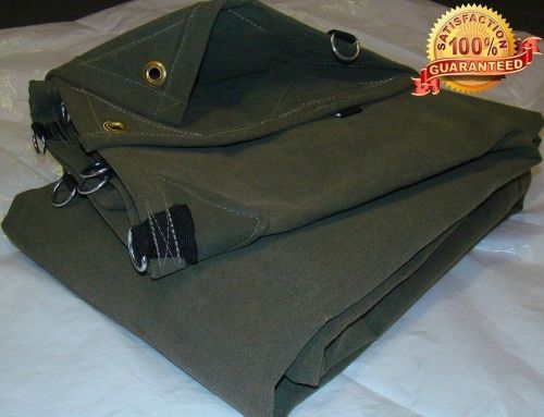 New super duty 12 ft x 12 ft military od canvas tarpaulin for sale online ebay for sale