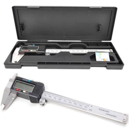 6&#034; Inch/150mm Stainless STEEL Electronic LCD Digital Vernier Caliper Micrometer