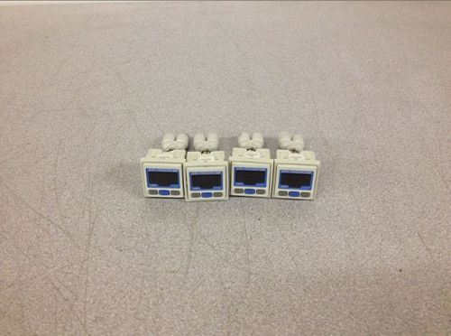 Qty4 lot smc zse30-01-25 vacuum pressure switch w/ wires for sale
