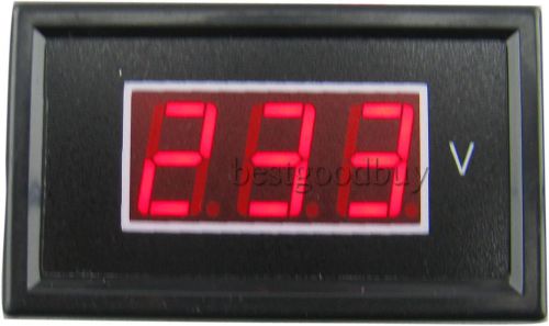 AC 75-300V red led digital voltmeter volt panel meter Voltage Monitor display