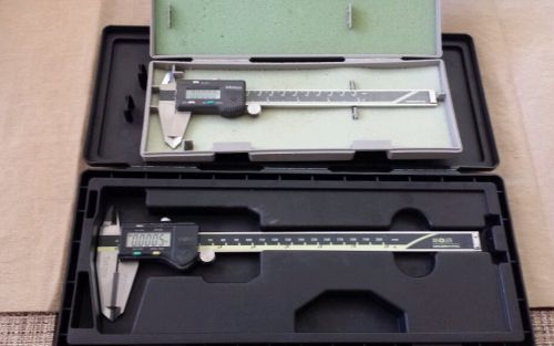 2 MITUTOYO DIGITAL CALIPERS 6&#034; AND 8&#034;