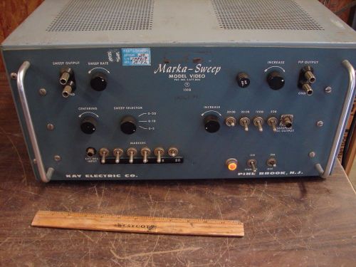 Kay Electric 1950s Industral Vintage Vacuum Tube Marka-Sweep Video 150B Powers