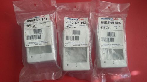 Hellermann Tyton Junction Box TSRW-JB1 LOT of 5