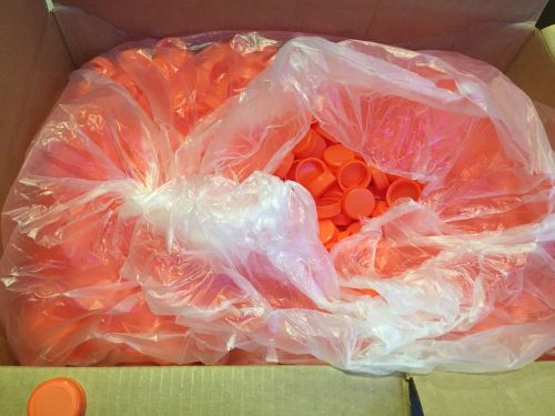 Silgan  38mm DBJ  358 Orange Plastic Bottle Caps 2200 In Original Case