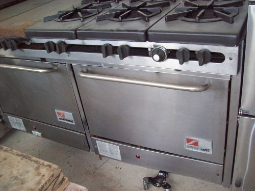 6 BURNER STOVE OVENS GAS