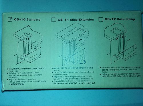 CS-10 Standard CPU Holder (No CPU Included)