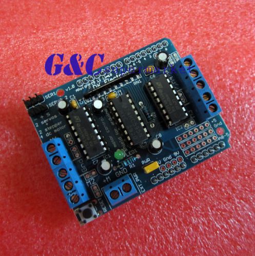 New Motor Drive Shield Expansion Board L293D for Arduino Mega UNO Due M21-
							
							show original title