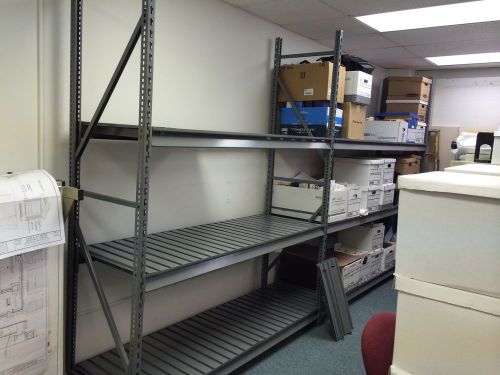 used heavy duty steel shelving