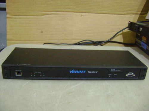 VERINT NEXTIVA S1704E-T 4 PORT MPEG-4 NETWORK VIDEO SERVER ENCODER SERVER