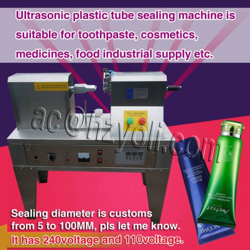 free shipping soft Tube sealer machine for toothpaste/cosmetics with print code