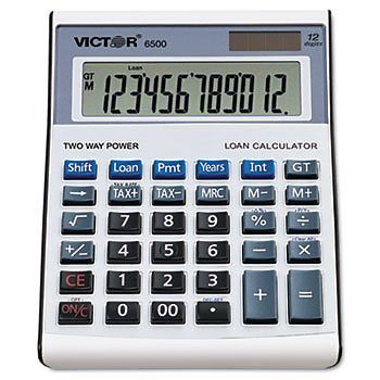 Victor 6500 Executive Desktop Loan Calculator