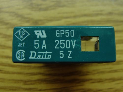 &#034;NEW&#034; Daito Fuse GP50 5 Amp 250 Volt