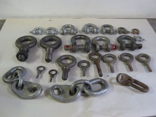 25pc Misc Shackle/Lift Eye/Eye Bolt Set