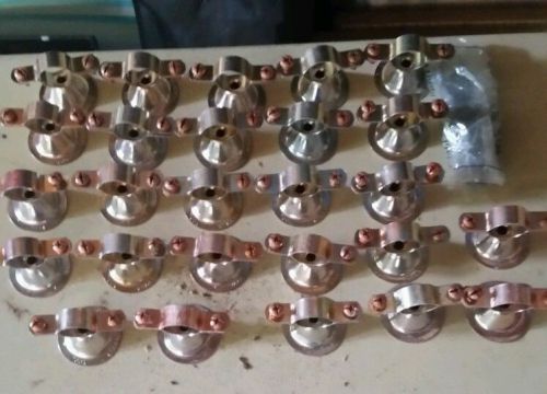 Twenty Five Temple 3/4&#034; Copper Bell Hangers. New