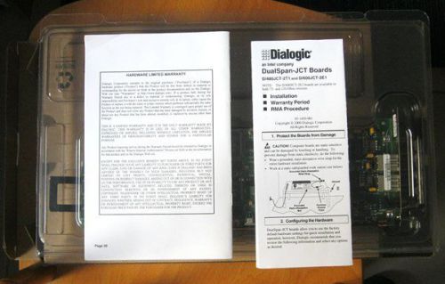 Dialogic D480JCT-2T1R2U 99-5724-006 D480 JCT 2T1 DUALSPAN JCT BOARDES