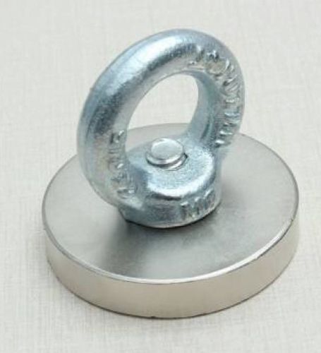 Super Strong Neodymium Disc Round with Eyebolt