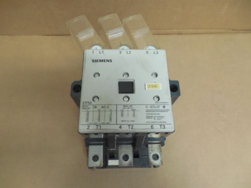 SIEMENS CONTACTOR 3TF52 120V COIL 200A A AMP 600Vac  SIZE 4 SZ 4 3TF5222-OAK1 #2