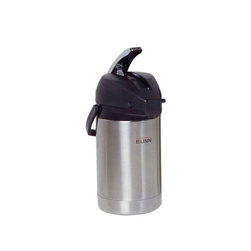 BUNN 32125.0000 2.5 Liter Lever-Action Airpot Stainless Steel