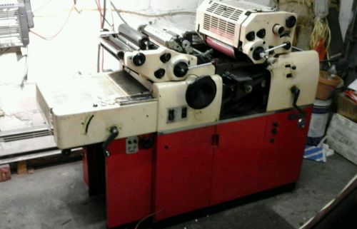 Hamada 665 cd 2 color offset printing press w/kompac2,spray &amp; static eliminator for sale