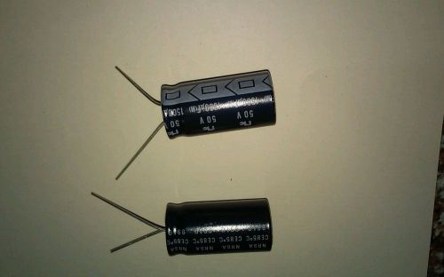 1500Uf 50v  cap  20% NIC mfg offer 2 pcs per lot