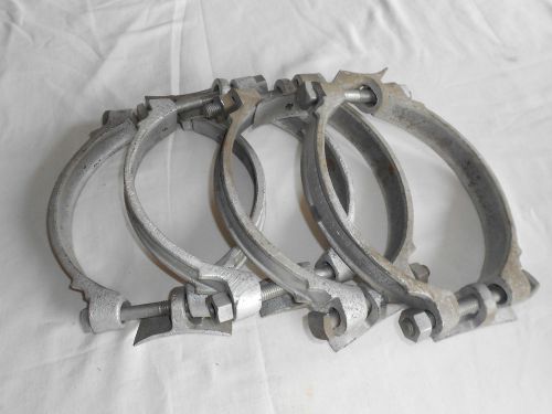 (4) Dixon Hose Clamps/Double Bolt Clamp w/Saddle - # 769 - NOS