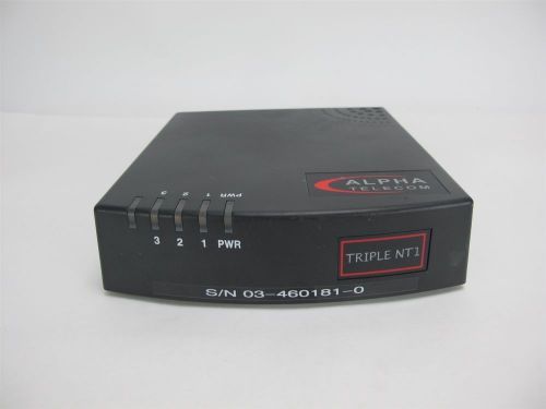 Alpha Telecom Triple NT1 UT-3620B ISDN Network Termination