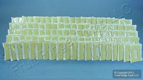 100 Leviton Ivory Decora LARGE Wallplates GFCI GFI Rocker Switch Covers 80601-I