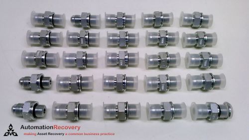 Adaptall 9000-04-04 - pack of 25 - pipe fitting, 1/4&#034; x 1/4&#034; mnpt,, new* #218645 for sale