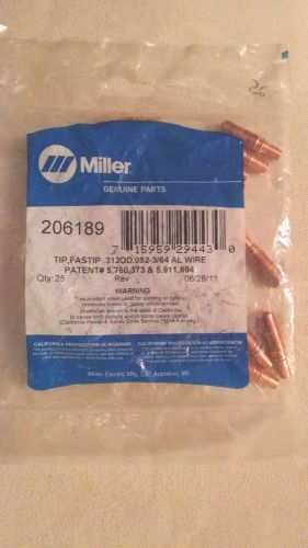 MILLER  .312 OD, .052-3/64 AL TIPS # 206189 ( SPOOLMATIC, ROUGHNECK, XR )-25/PK