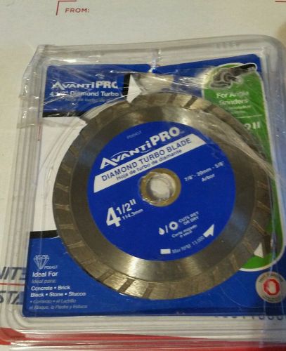 Avanti Pro PD045T 4-1/2&#034;  114.3 mm  Diamond Turbo Blade