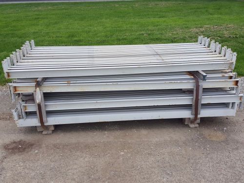 Lot of 78- Ridge U Rack Structural Pallet Racking Beams 3&#034; x 93&#034;