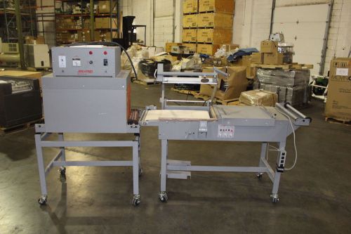 SEAL-A-TRON SHRINK TUNNEL TST-1809-LR15-SA WITH L-BAR SEALER TLBS-1820-MC