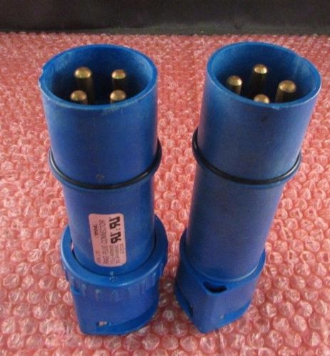 * LOT OF 2 *115J-AP8508 - DDK Ltd 4-Prong Raid Plug Connector(30A,3Phase,600VAC)