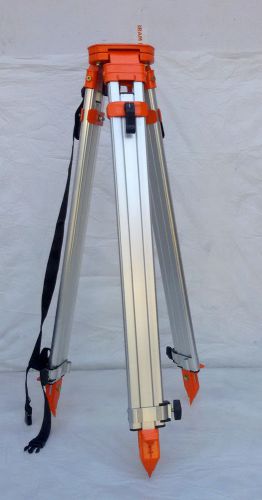 Aluminum tripod having flat head quick clamp for laser level,auto level,transit for sale