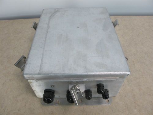 Hoffman A-1008NFAL JIC Aluminum Junction Box Enclosure 10x8x4