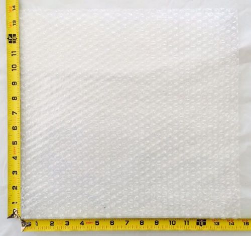 25 14.5x14 Clear Protective Straight-Cut/Open-End Bubble Out Pouches/Bubble Bags