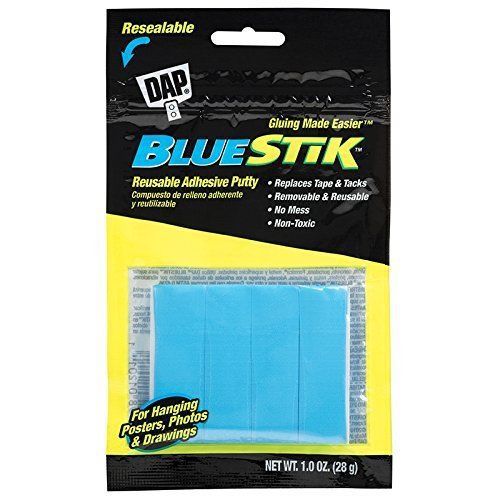 Lot of 2           dap blue stik  reusable adhesive putty 1 oz.   non-toxic for sale